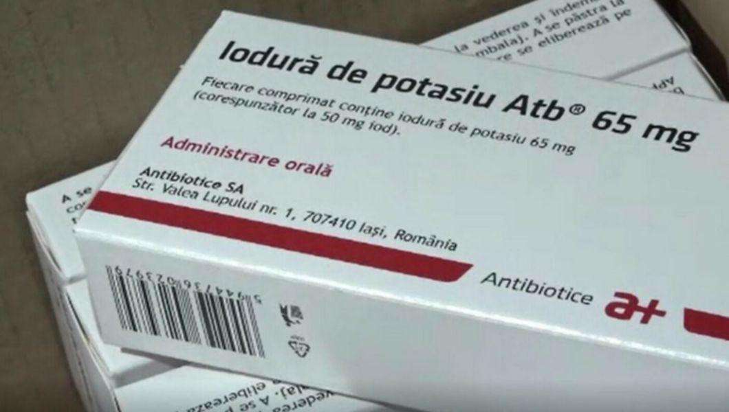 Ordinul privind modalitatea de distribuire a medicamentului iodură de potasiu 65 mg comprimate către populație a fost publicat în Monitorul Oficial