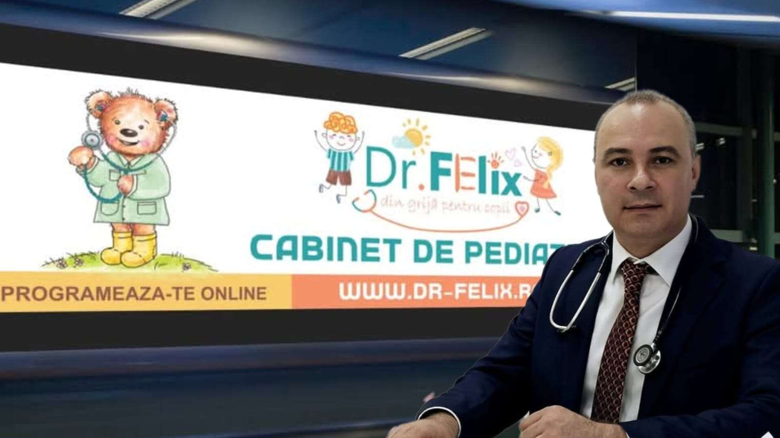 Un medic cu suflet mare! Dr. Pediatru Felix Georgescu oferă consultații gratuite copiilor cu autism