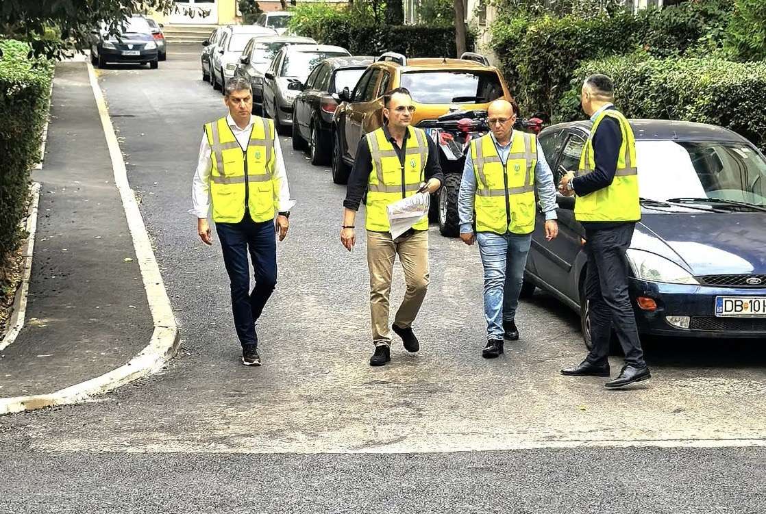 Strada Vasile Florescu din Târgoviște, modernizată complet! Cristian Stan: lucrările, aproape de final