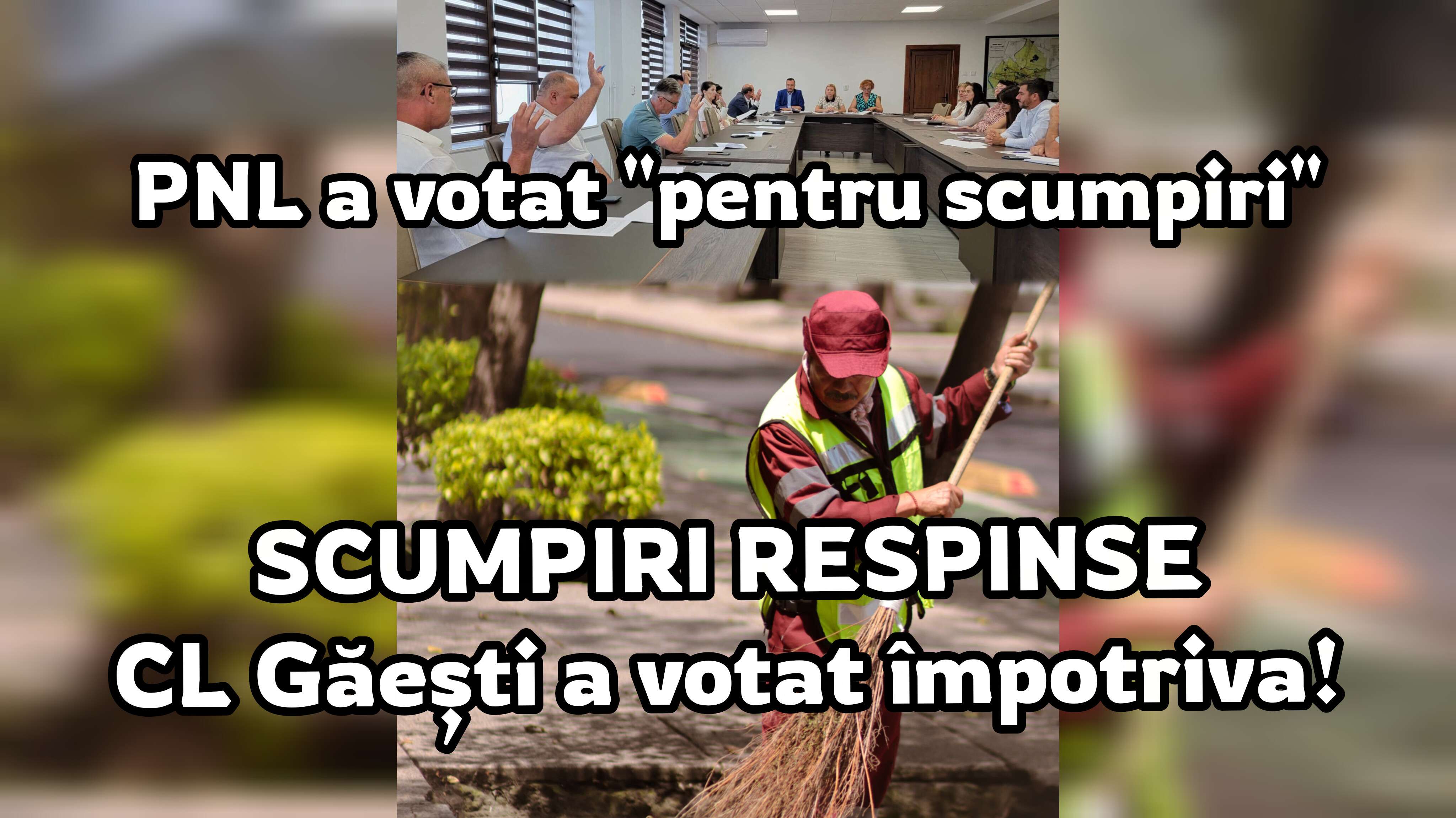 GĂEȘTENII SCAPĂ DE O NOUĂ SCUMPIRE! Cererea IGO de majorare a tarifelor de salubrizare a orașului a fost respinsă în Consiliul Local! Iorga: Găeștenii trebuie să știe cine a votat pentru scumpiri 